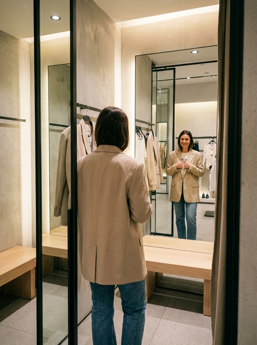 Примерка одежды Zara — подбор размера по размерной сетке